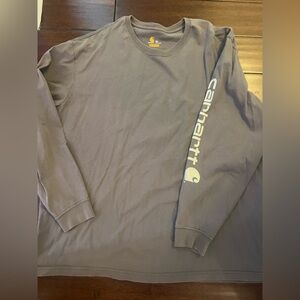 Carhartt Charcoal Long Sleeve Tee